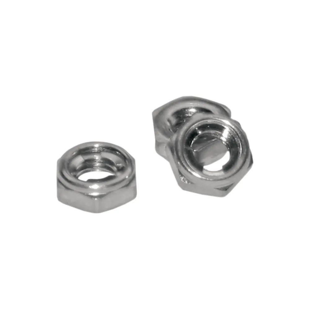 Front Fork Flat Lock Nut - 6 mm - Compression/Rebound Base Valve