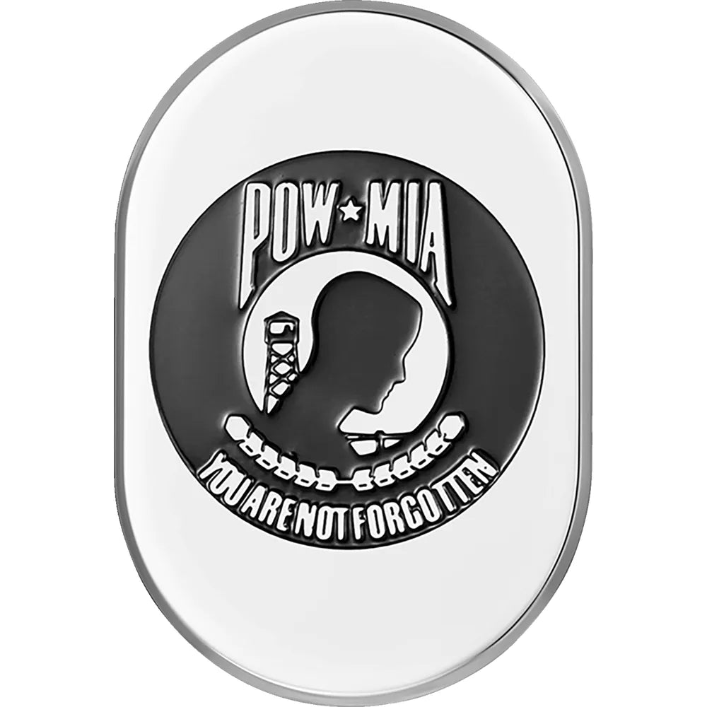 Cubierta de antena - Cubierta de antena - Guardabarros trasero derecho - POW-MIA - Cromado