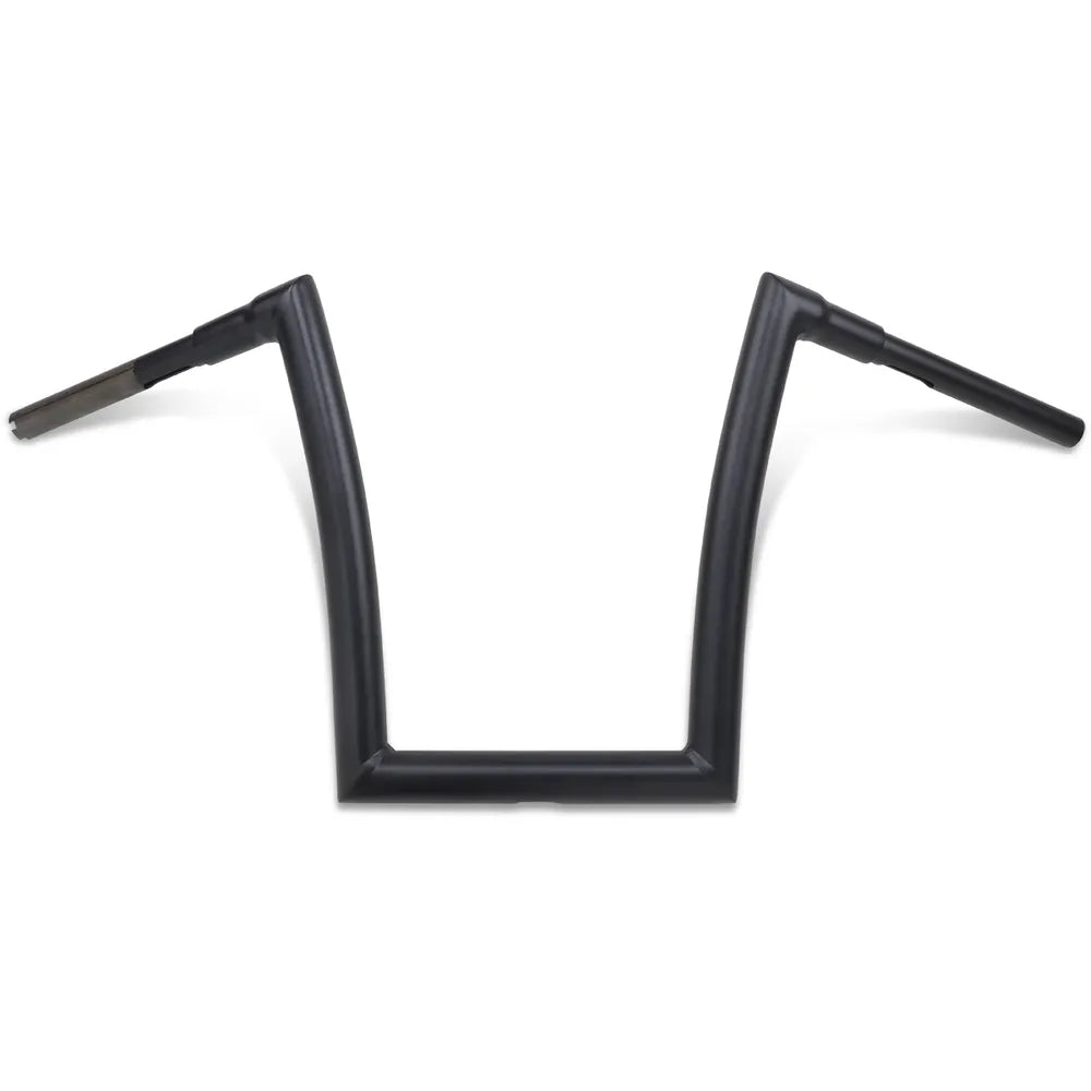 Flat Black 1-1/2" Strip Handlebar with 14" Rise