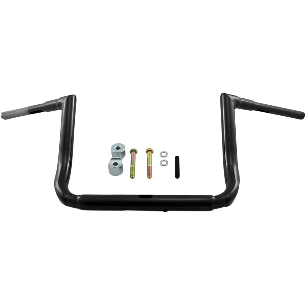 Black 12" Grande Twin Peaks Handlebar for FLHT