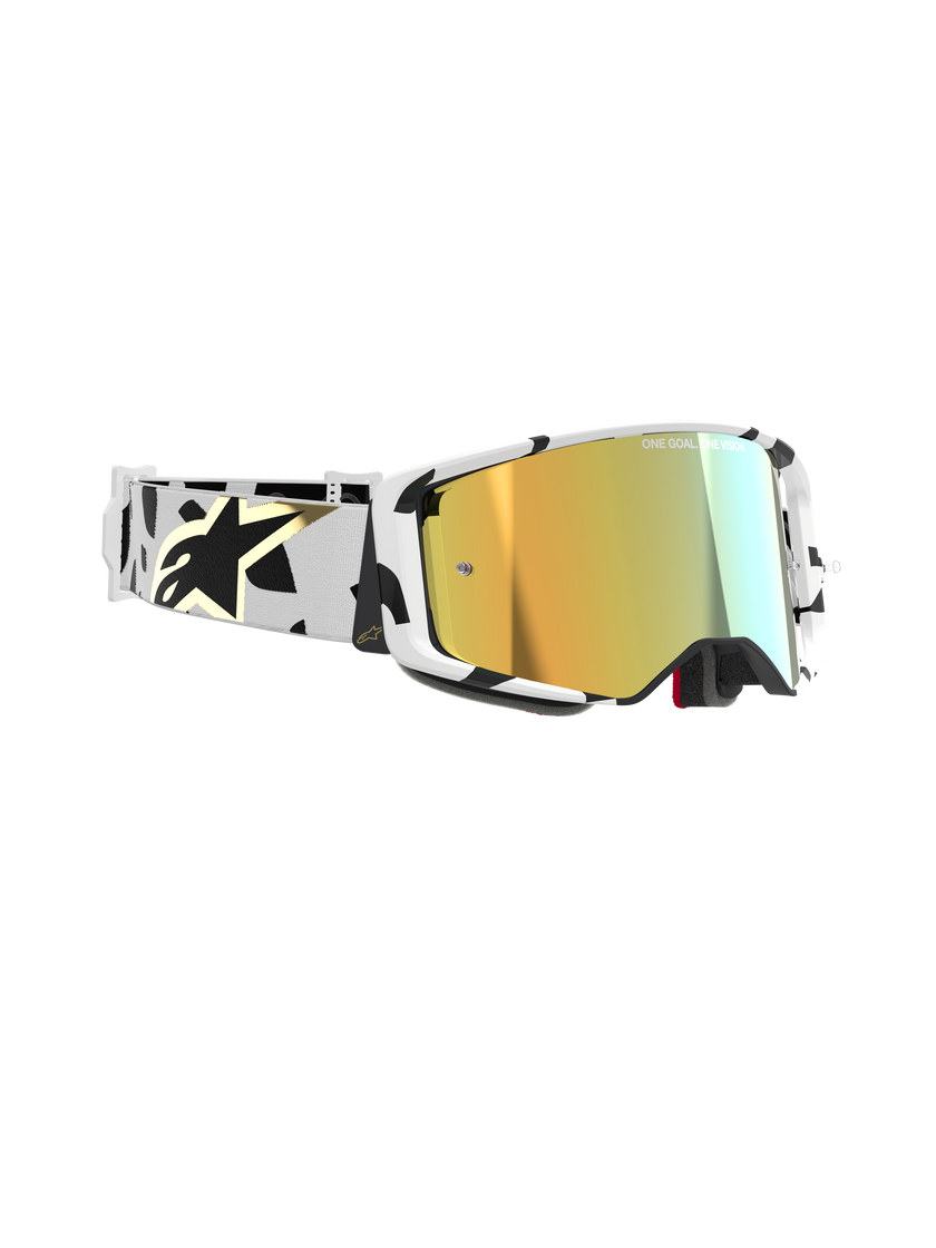 Goggles Supertech Corp Absolute Vision (Blanco/Espejo Dorado)