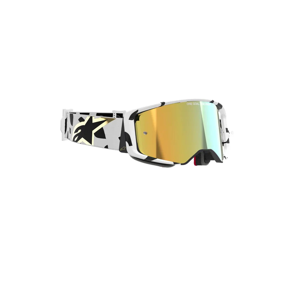 Goggles Supertech Corp Absolute Vision (Blanco/Espejo Dorado)