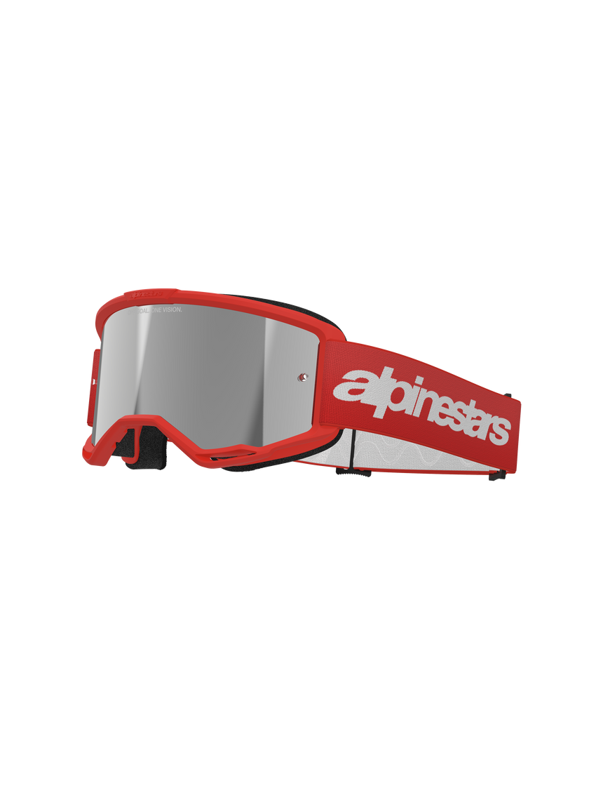 Goggles Vision 3 Wordmark (Rojo/Espejo Plateado)