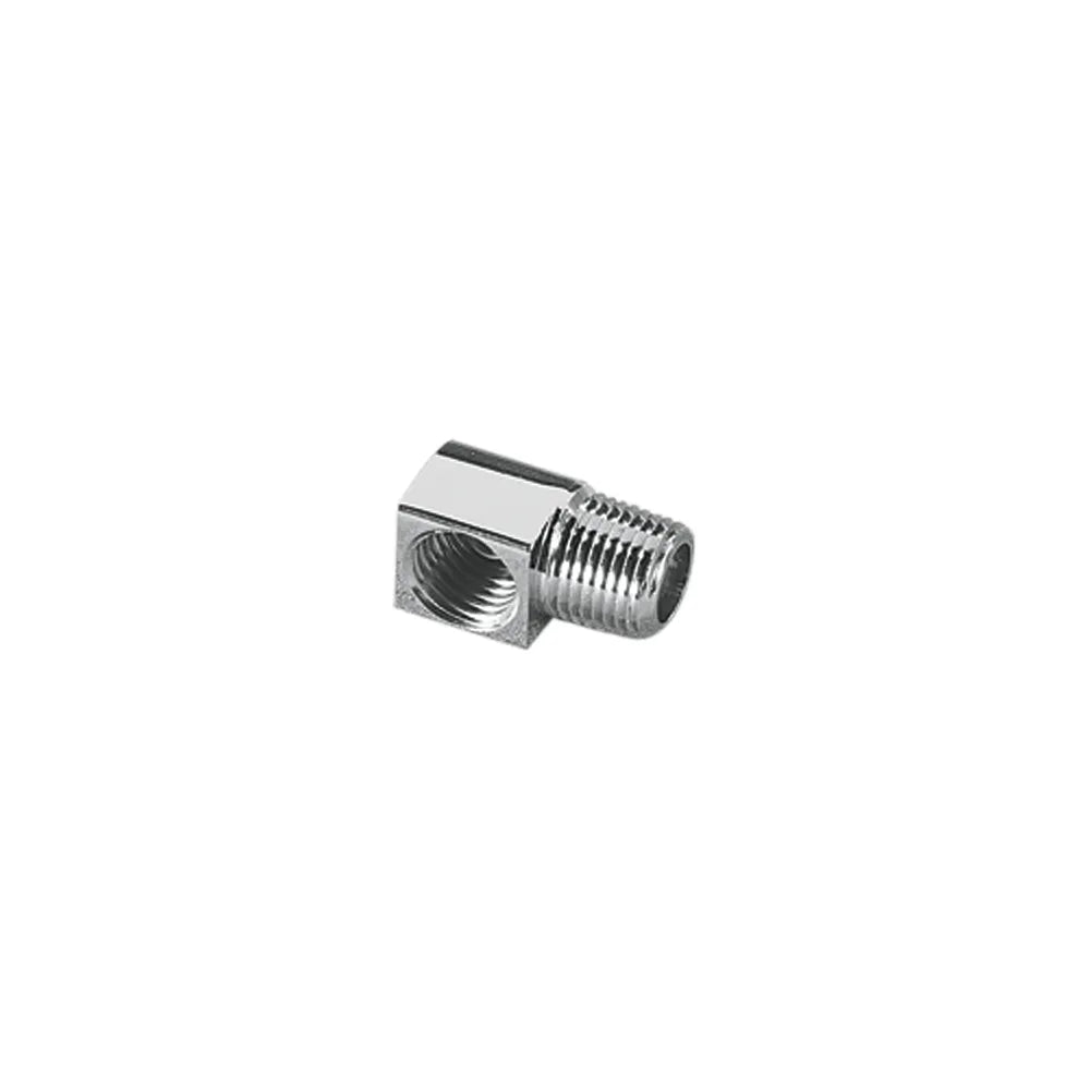 Male Elbow - 3/16" x 1/8" - Chrome