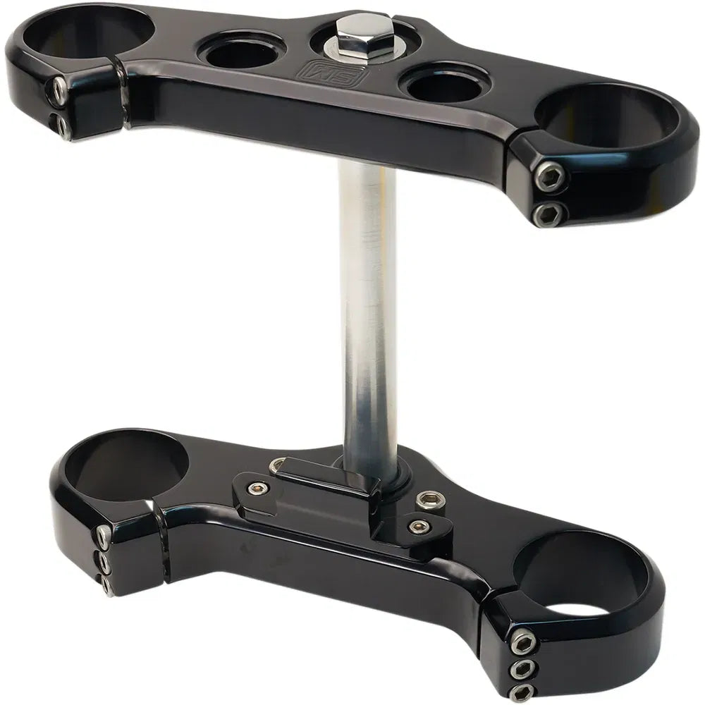 Elite Triple Trees - Black - 49 mm - '18-'20 FXFB
