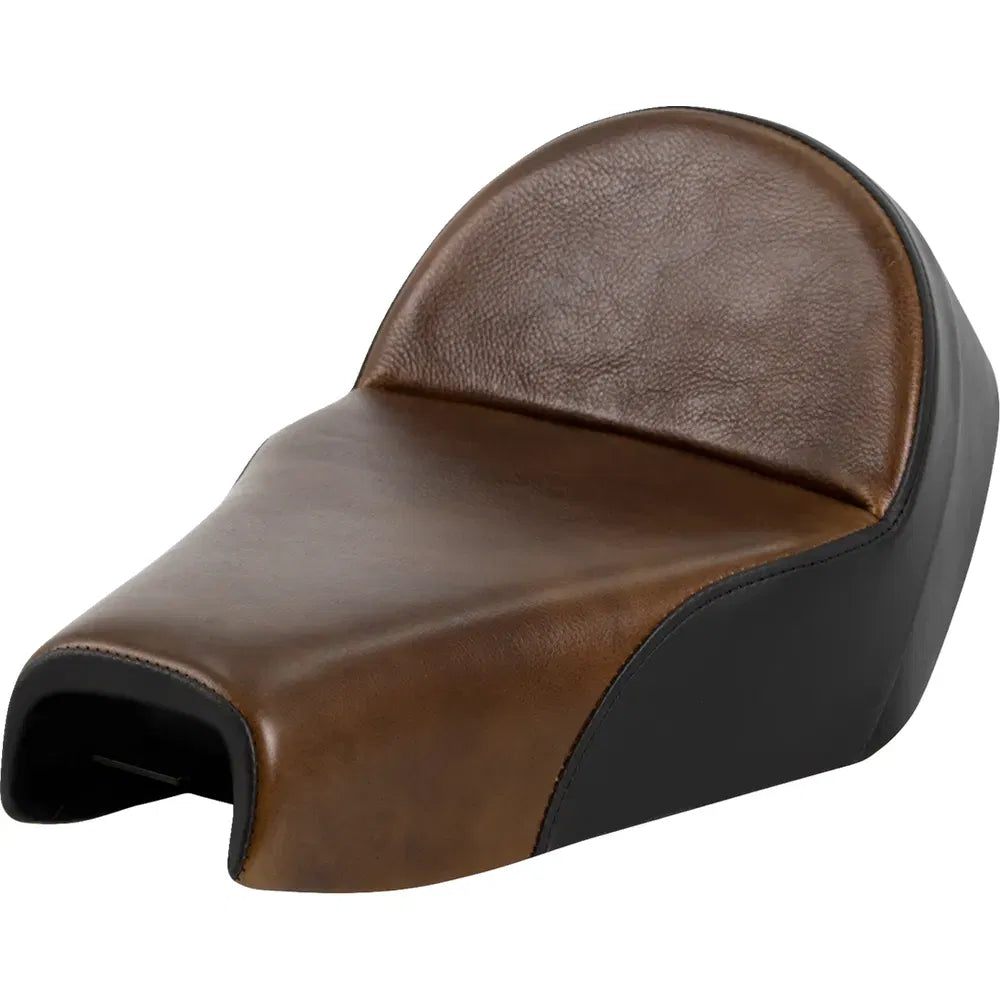 Asiento individual Lariat - Asiento individual Lariat - Cuero envejecido - Tanque de 4,5 galones - XL '04-'22
