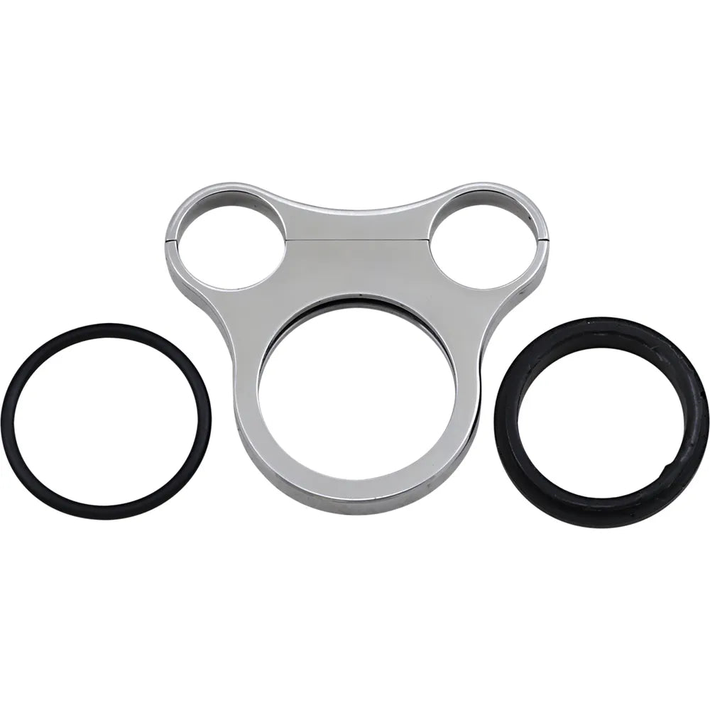 Dual mini gauge bracket - For 1-1/2" T-Bars - 2.4" or 2-5/8"