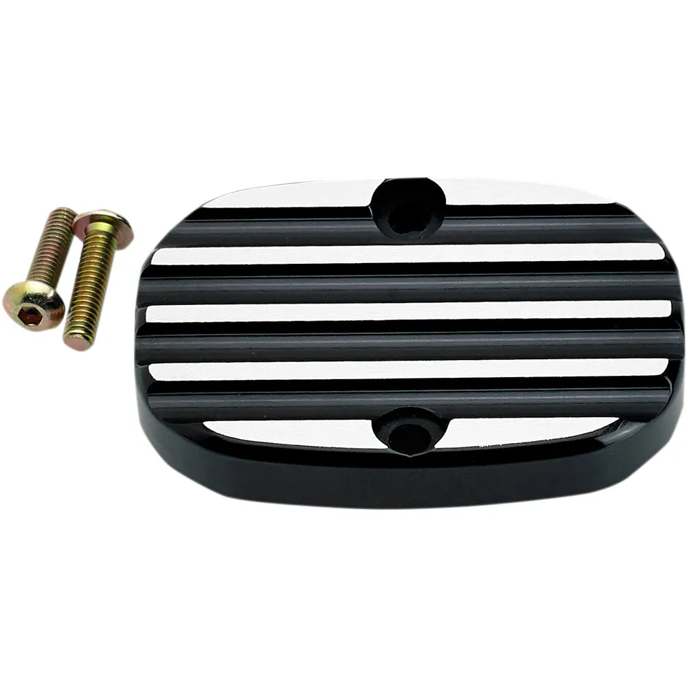 Master Cylinder Cover - Finned - Black - FL