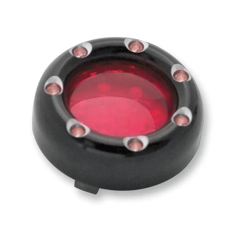 LED Light Kit for Factory Turn Signal Housing - Red/Red - Black