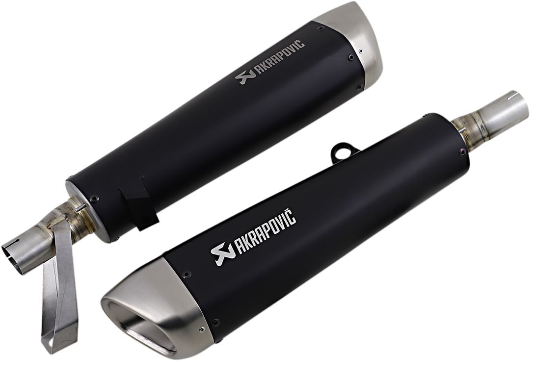 Escape Akrapovic - Street Twin Mufflers - Titanium