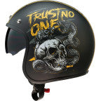 Casco Z1R Saturn - Trust No One - Negro / Amarillo