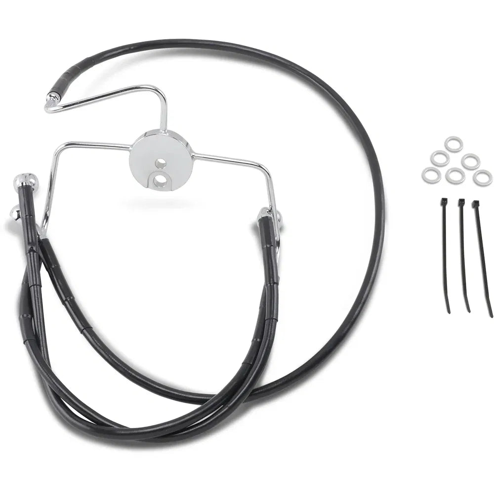 Kit de línea de freno de vinilo negro de longitud extendida