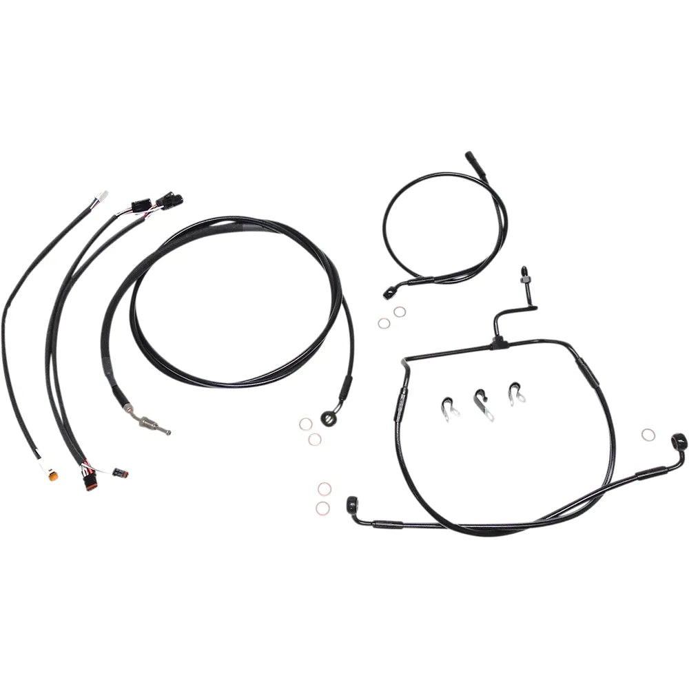 Kit de instalación de manillar XR - Kit de instalación de manillar XR - Colgadores Ape de 12"-14" - FLHX '17-'20 - Negro
