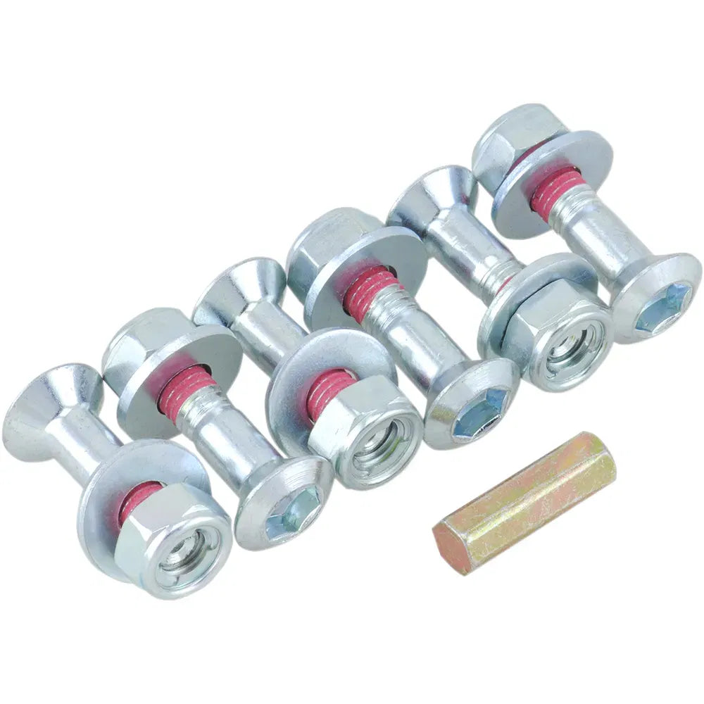 Sprocket Bolt Silver 6-Pack