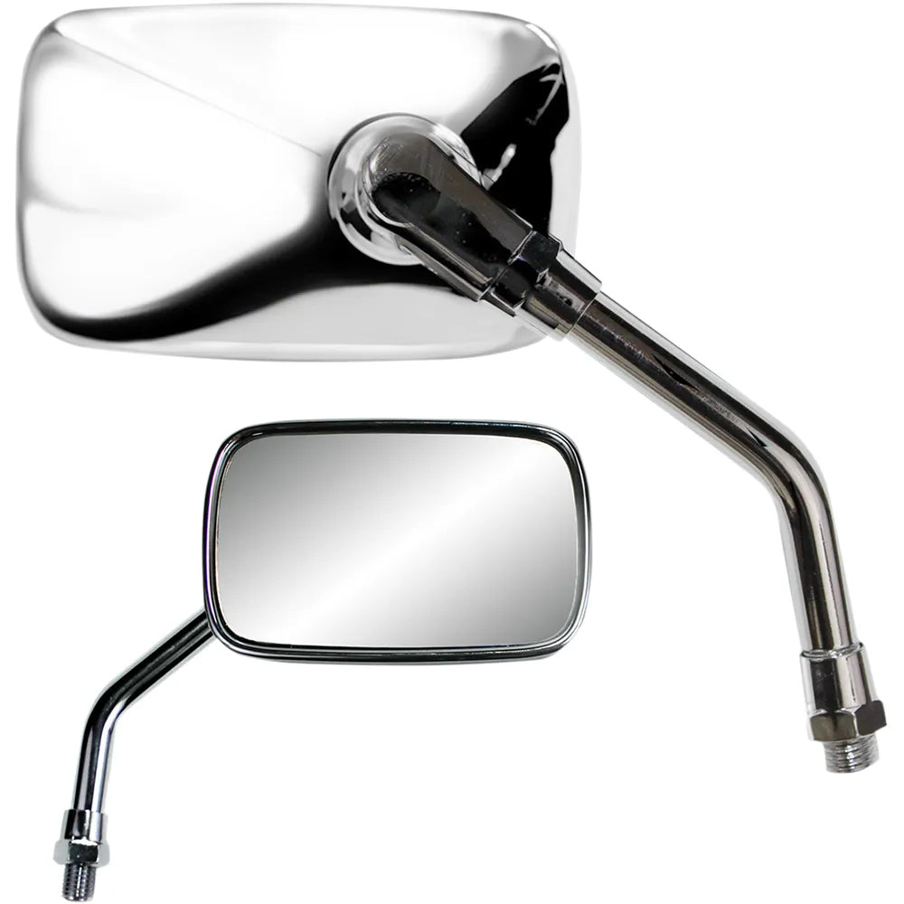Mini Rectangular Mirror - Chrome