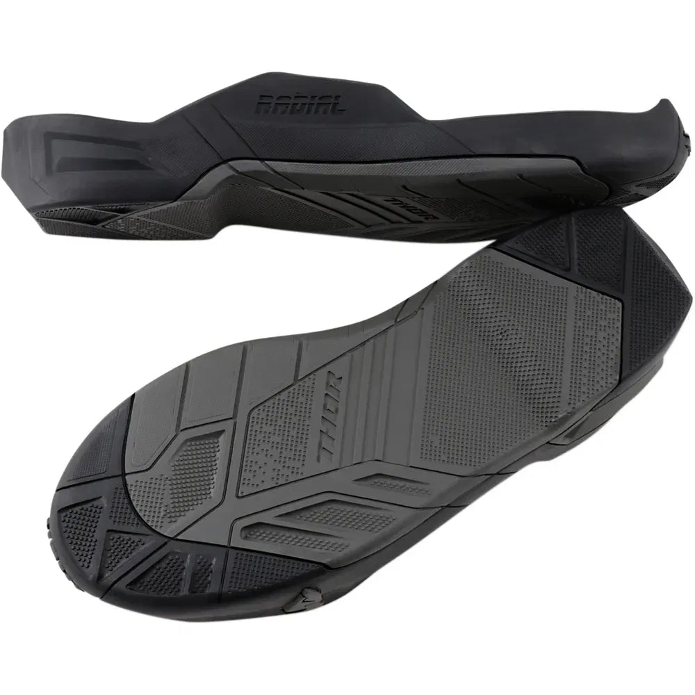 Radial Boots Replacement Outsoles - Black/Gray - Size 9