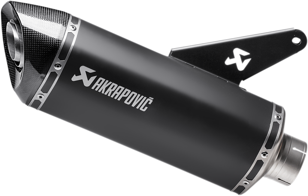 Escape Akrapovic - Slip-On Line Muffler - Titanium - Black