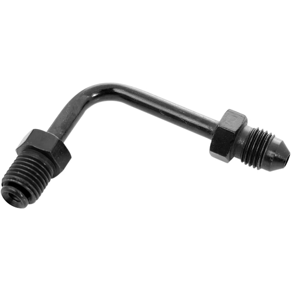 Tube Adapter - 90° - Short - Black