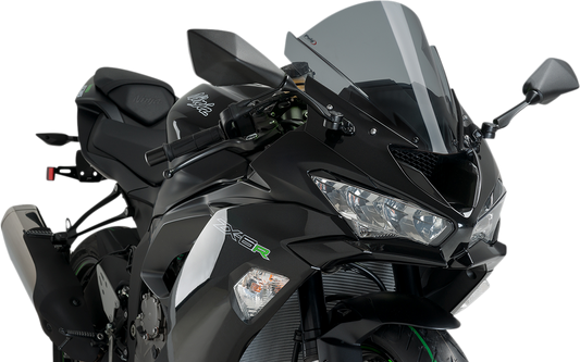 Parabrisas Z-Racing - Parabrisas de carrera - 13-3/4" - Ahumado oscuro - ZX-6R