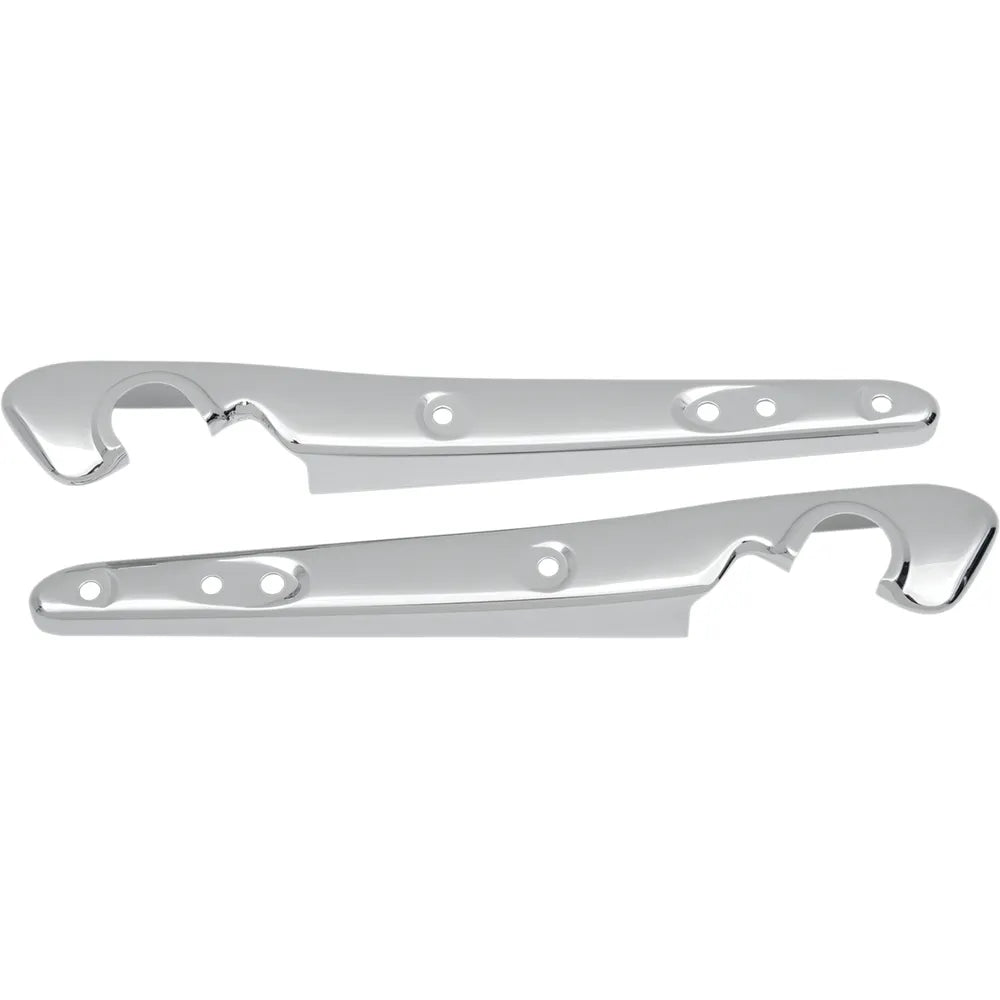 Cubiertas de soportes de salpicadera trasera cromo