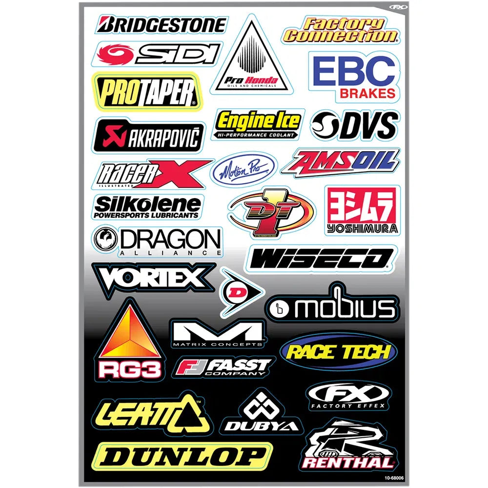 Decal Kit - Sponsor D