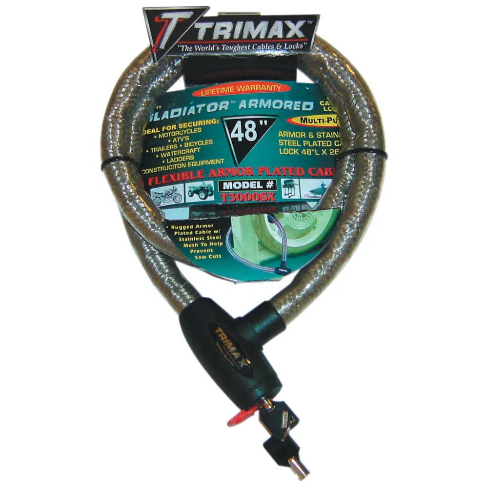 Braided Cable Lock - 48"