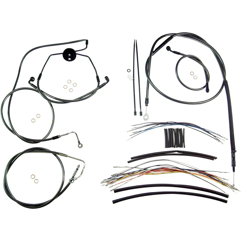 Kit de instalación de manillar de diseño Black Pearl™ - Kit de instalación de manillar de diseño Black Pearl™ - 12"-14" - FLH '08-'13