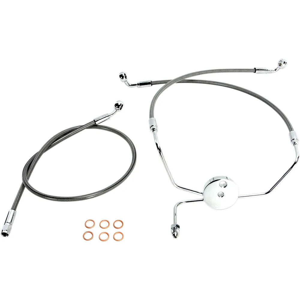 Kit de línea de freno delantero XR de acero inoxidable Extreme Response - Línea de freno - Delantero - XR - Acero inoxidable