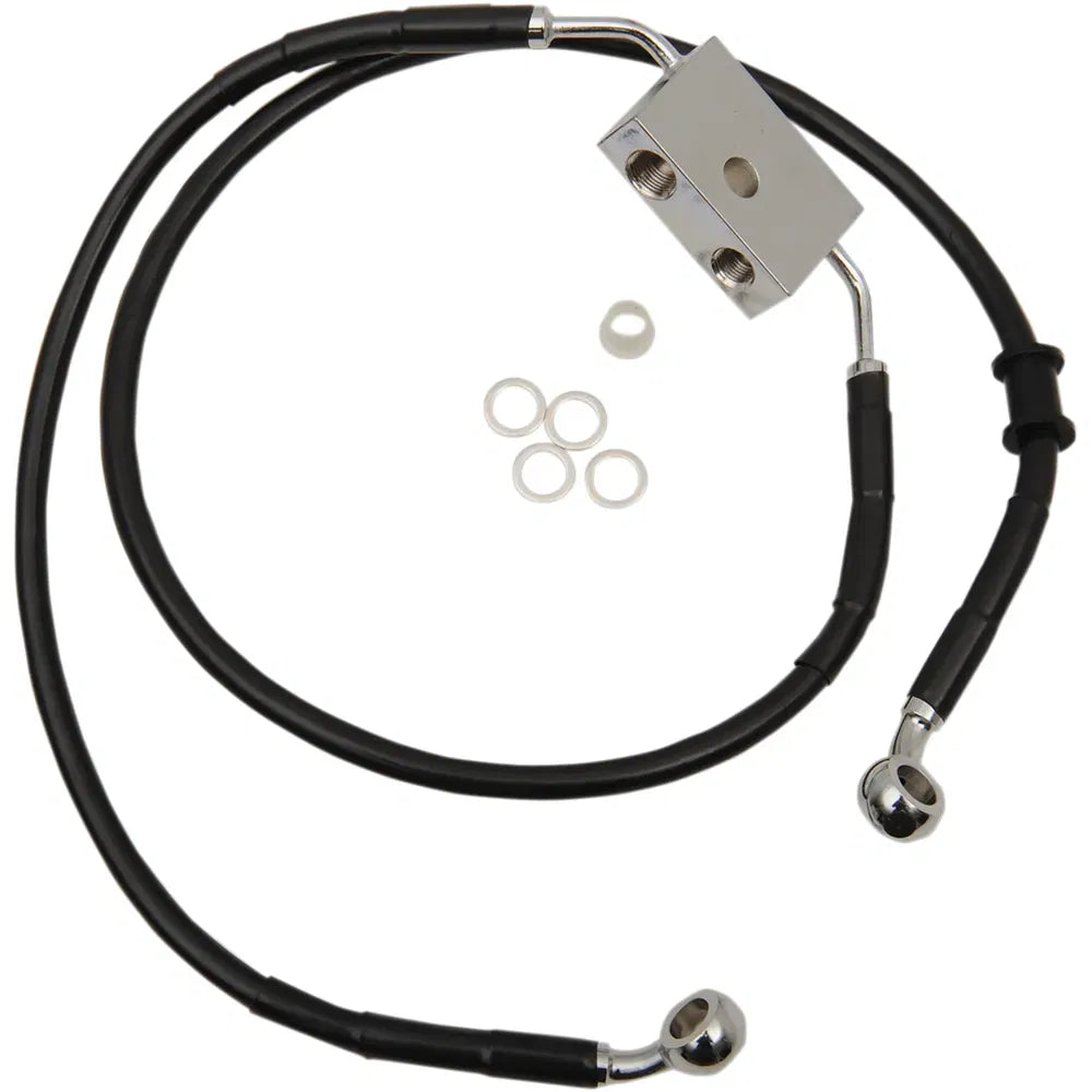 Front Brake Line - XL - Black +8"9399085