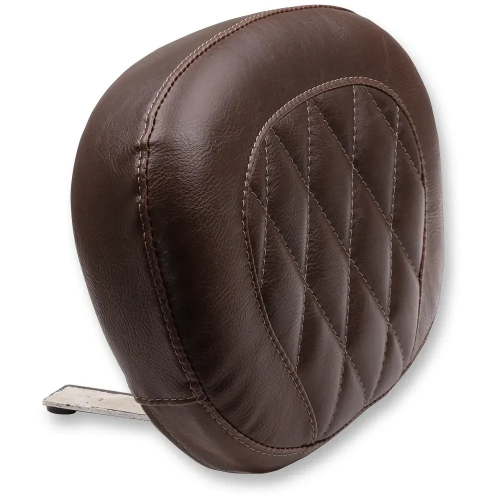 Sissy Bar Pad - Brown - Diamond - FXS/FLS