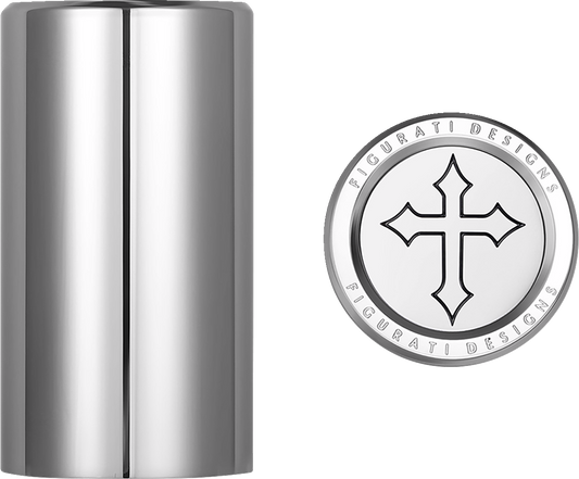 Cubiertas de acoplamiento - Cubiertas de acoplamiento - Cruz - Larga - Plata