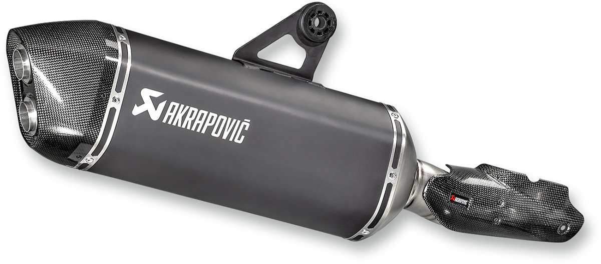 Escape Akrapovic - Titanium Muffler - Black