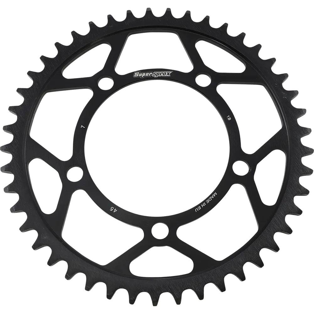 Sprocket - Rear - Steel - Black - 45 Tooth