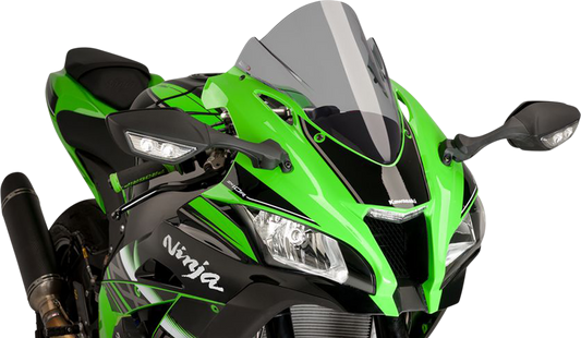 Parabrisas Z-Racing - Parabrisas de carrera - 14-1/4" - Ahumado - ZX10R