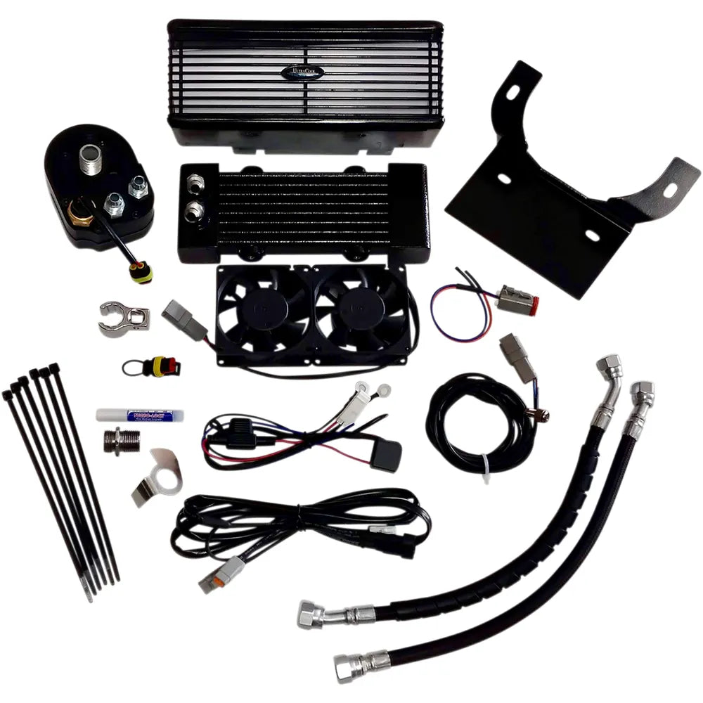 Oil Cooler Kit - Black - Below Regulator Mount