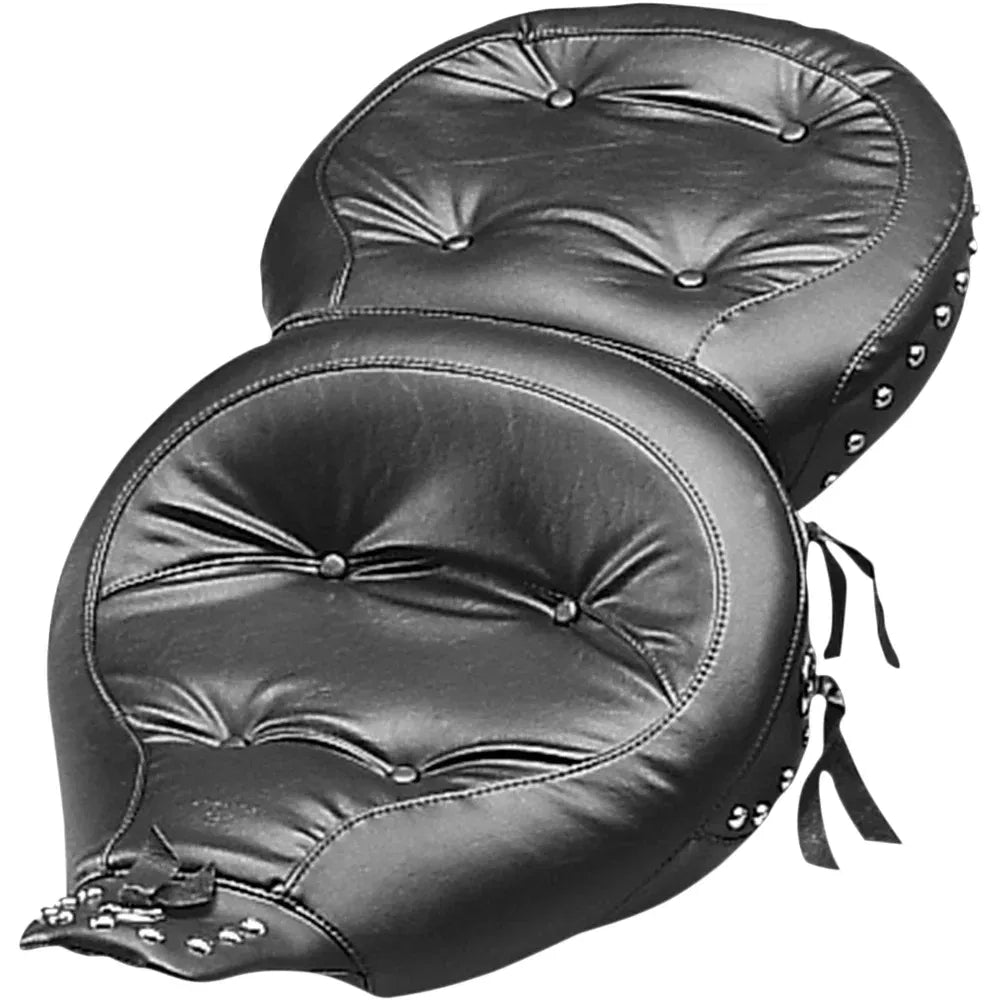 Asiento de vinilo touring para 2 personas con tachuelas