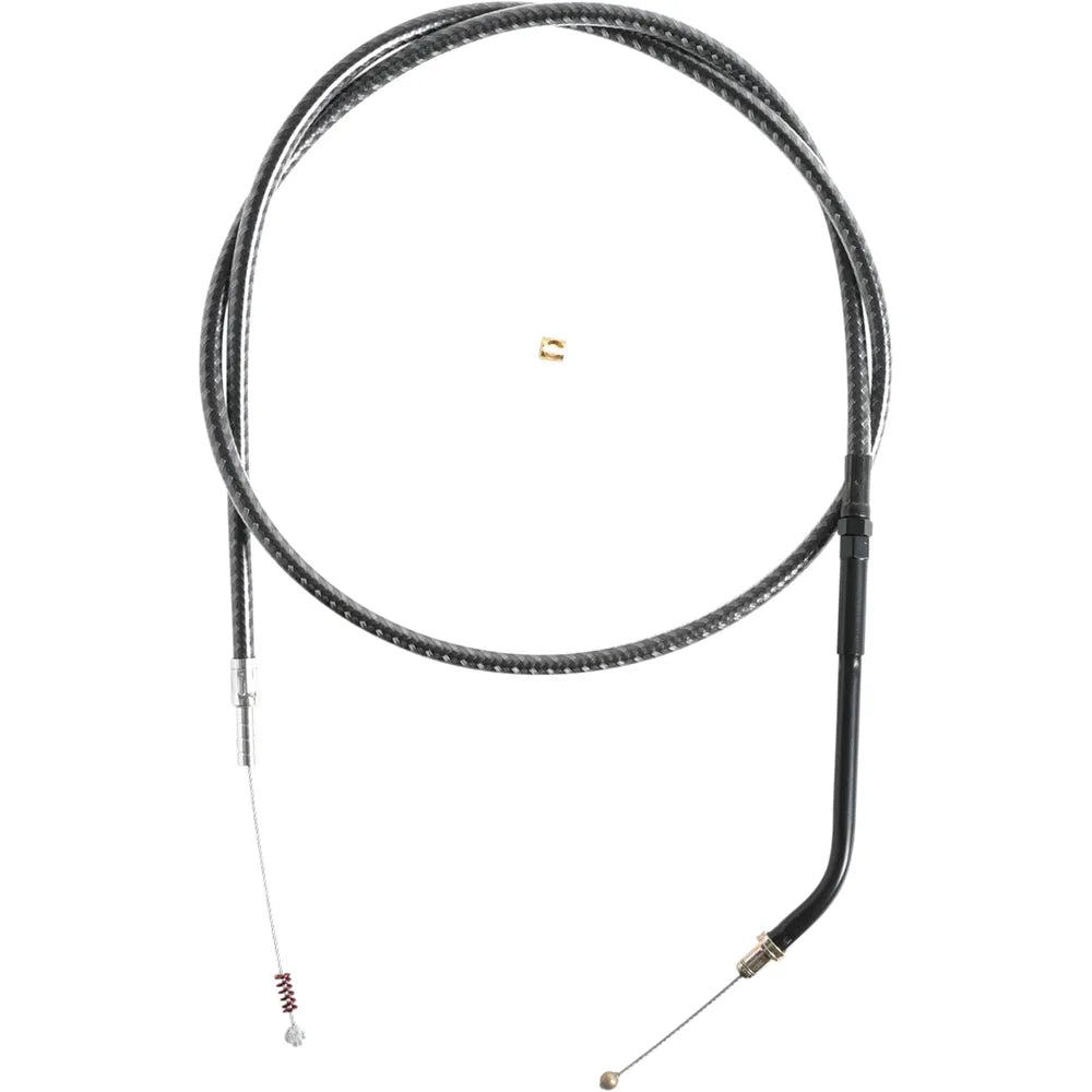 Cable trenzado de acelerador/ralentí KARBONFIBR - Cable de ralentí trenzado KARBONFIBR - 36"