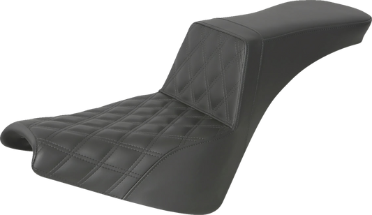 Asiento elevado: costura de celosía delantera