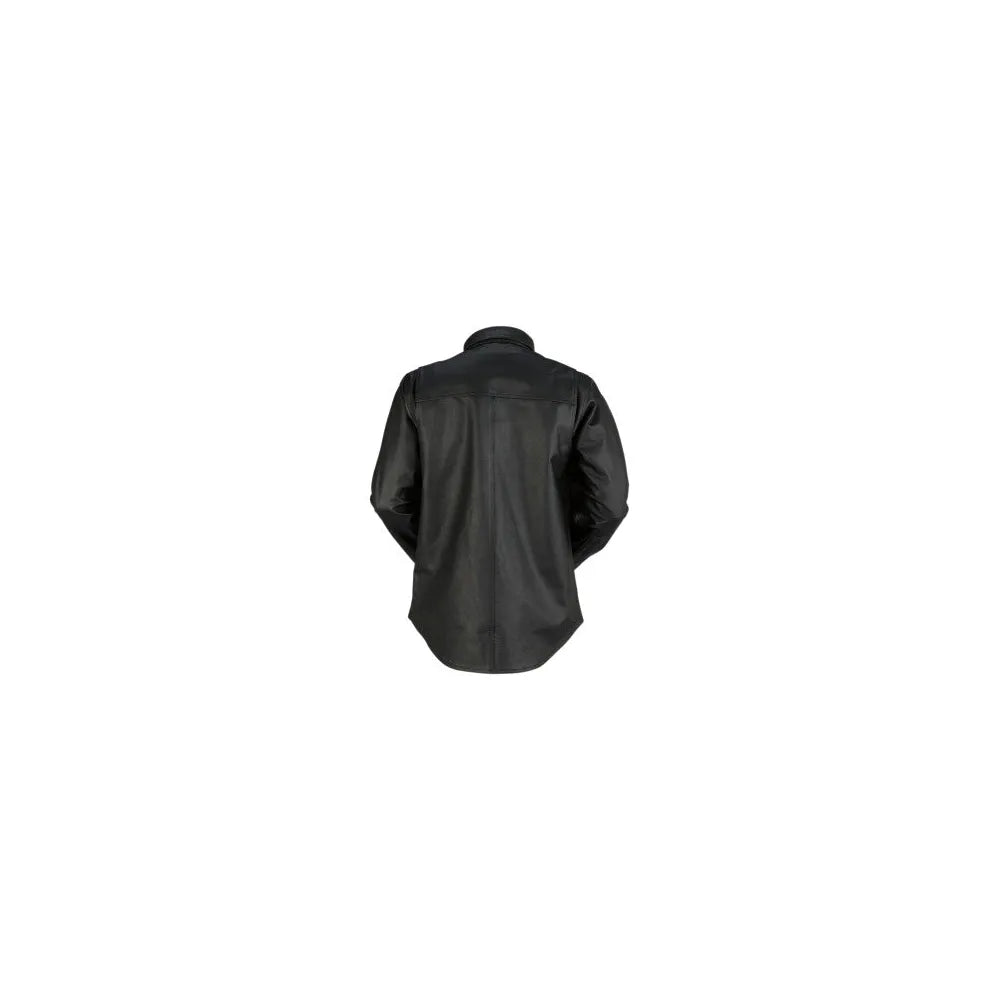 Camisa Z1R de Cuero, Motz - Negra