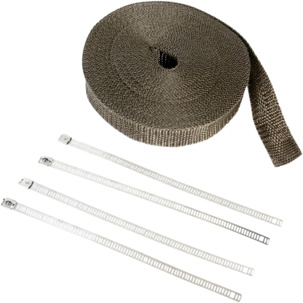 Exhaust Wrap Kit - Metallic - 1x50