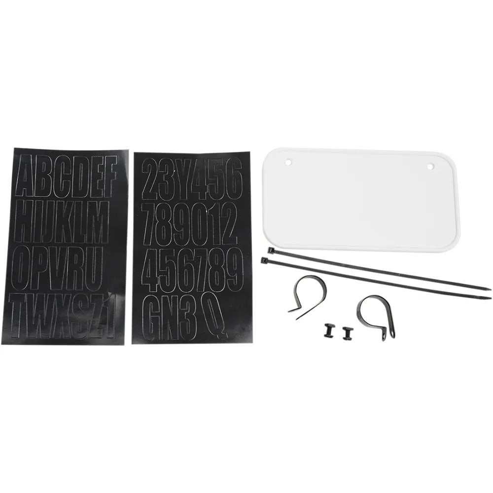 ATV License Kit - White