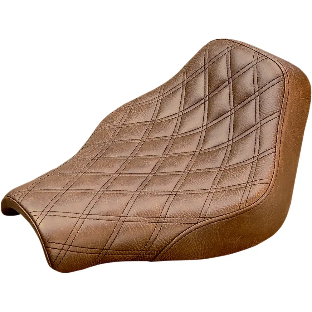 Renegade Solo Seat - Lattice Stitched - Brown