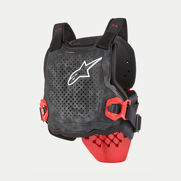 Chamarra ALPINESTARS Bionic Tech para jóvenes - Negro/Blanco/Rojo