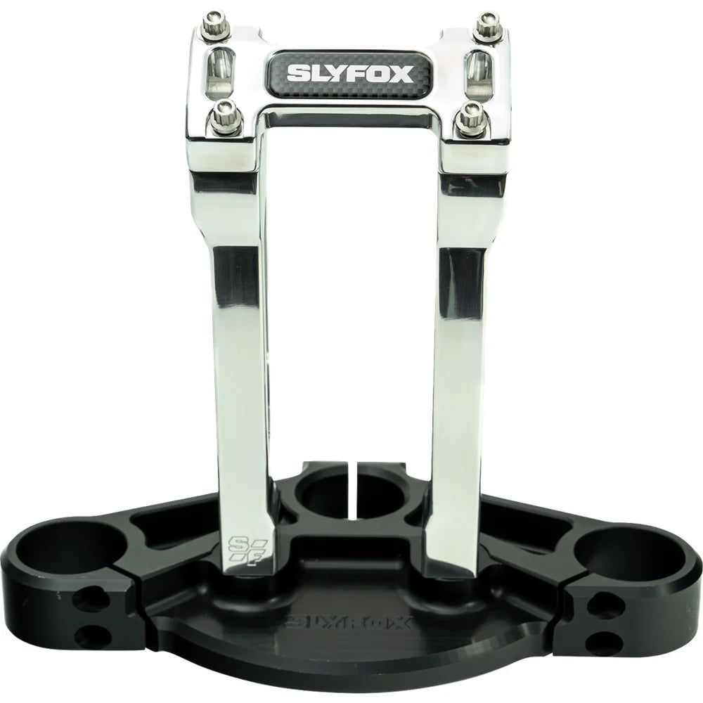 Kit SLYFOX Handlebar Riser Straight 1" Clamping 8" Rise