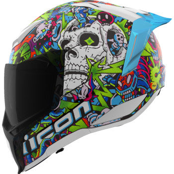 Casco Icon Ultraflite Doodle 3 MIPS - azul