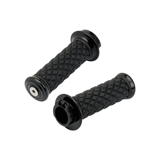 PUños Biltwell Alumicore 1" chicotes - negro
