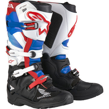 Botas ALPINESTARS Tech 7 Enduro Drystar - Negro/Blanco/Azul/Rojo