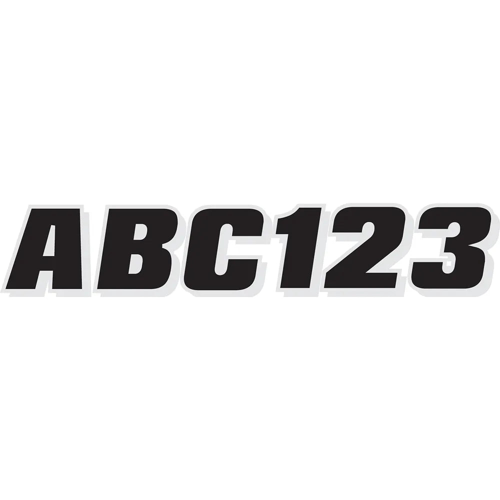 I.D. Sticker Kit - 320 Series - Black/Silver