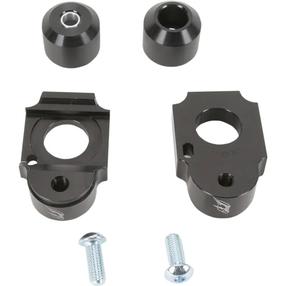 Axle Block Sliders - Suzuki - Black