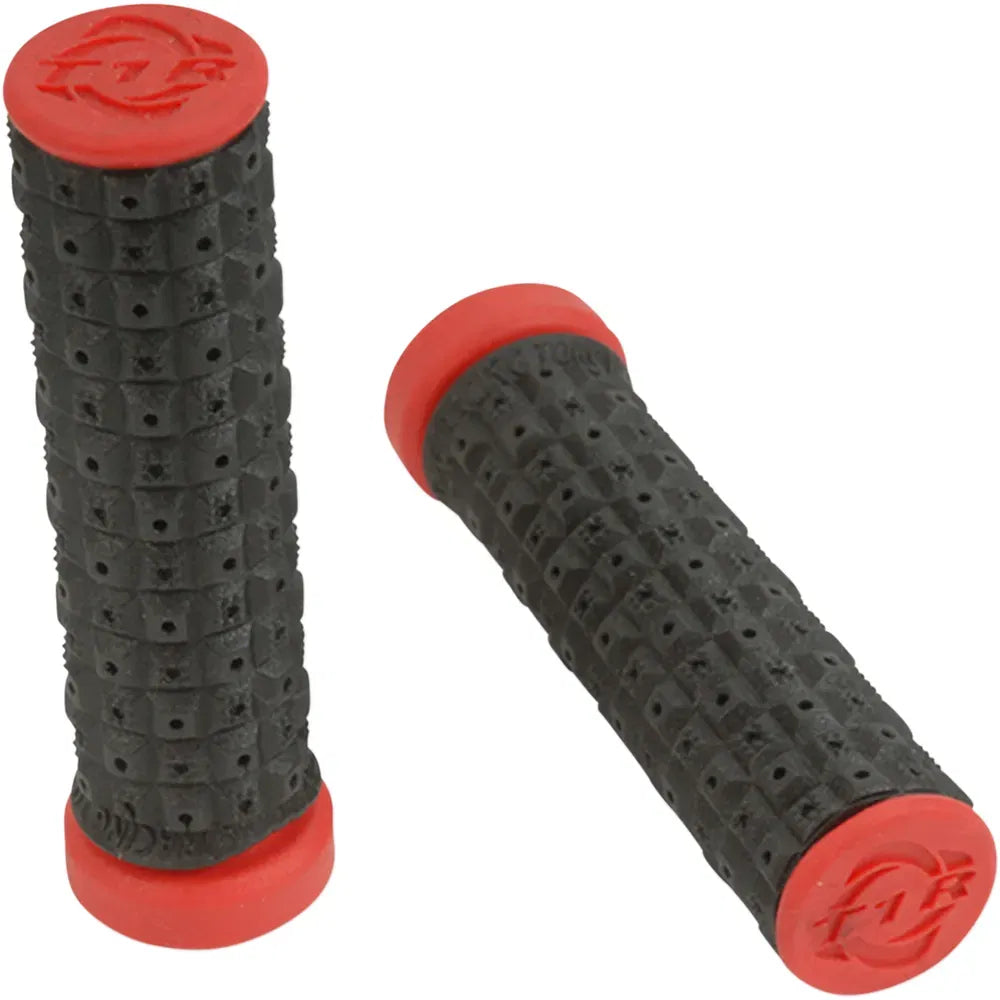 Grips - Enduro - Dual - ATV - Black/Red